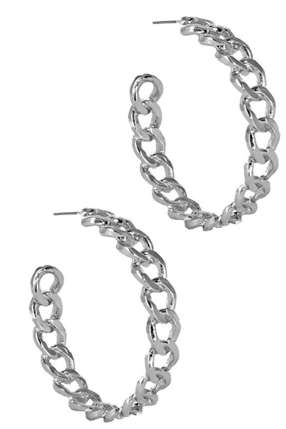 Chain Linked (Hoops/Silver)