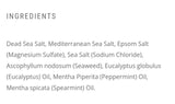Detox/Bath Salt (Peppermint)