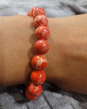 Natural Gemstone Bracelet(Red Emperor Stone)