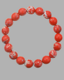 Natural Gemstone Bracelet(Red Emperor Stone)