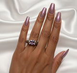 Royal Sparkle ( Sterling Silver)/Size 7