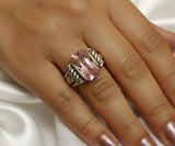 PinkParadise Shine ( Sterling Silver)Size 7