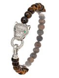 Panther Stone Bracelet (Tiger's Eye Stones)