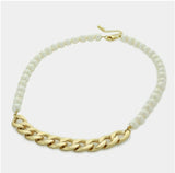 Fresh Water Pearl & Brass ll