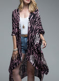 Pink Zebra Kimono